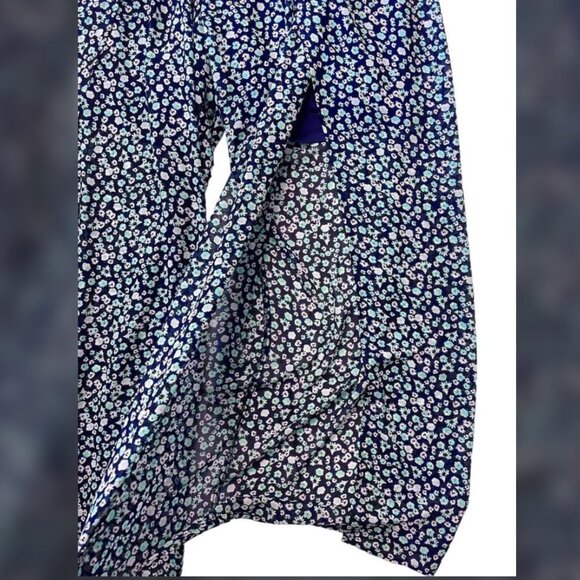 Torrid Chiffon Pull On Wide Leg Pants with Side Slide Floral Women Plus size 0X - Picture 5 of 7